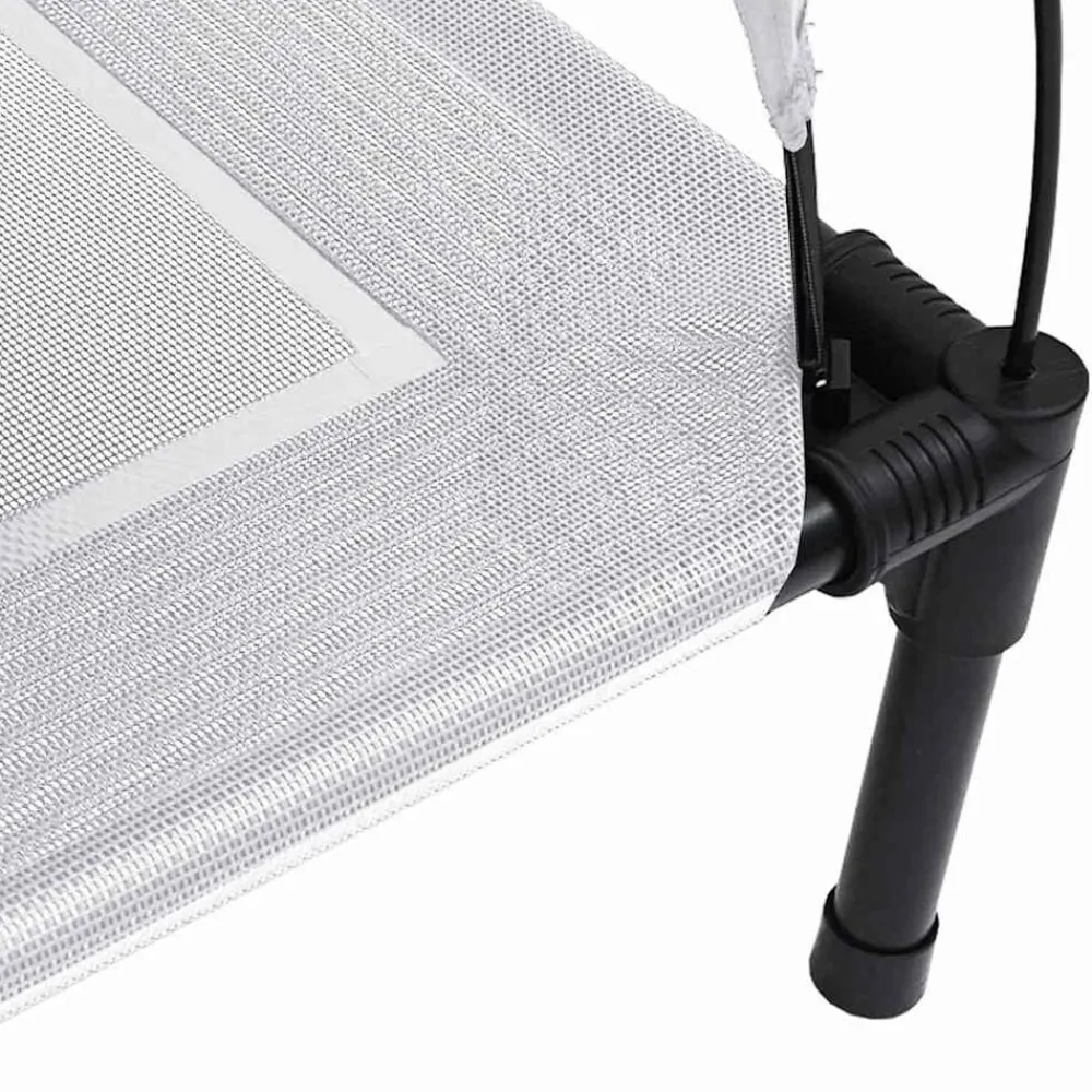 vidaXL Productos Para Mascotas-Cama para perro Manual 63 x 49,5 x 60 cm Acero