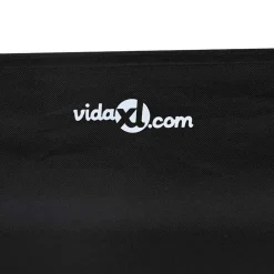 vidaXL Cama para perro Manual 75 x 75 x 30 cm Acero Negro Hot
