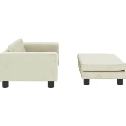 vidaXL Productos Para Mascotas-Cama para perros con extensión terciopelo 100x50x30 cm