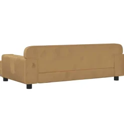 vidaXL Cama para perros de terciopelo marrón 90x53x30 cm Marr&oacute;n Sale
