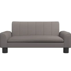 vidaXL Productos Para Mascotas-Cama para perros de tela gris 70x45x30 cm