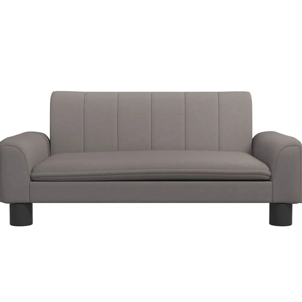 vidaXL Productos Para Mascotas-Cama para perros de tela gris 70x45x30 cm