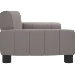 vidaXL Productos Para Mascotas-Cama para perros de tela gris 70x45x30 cm