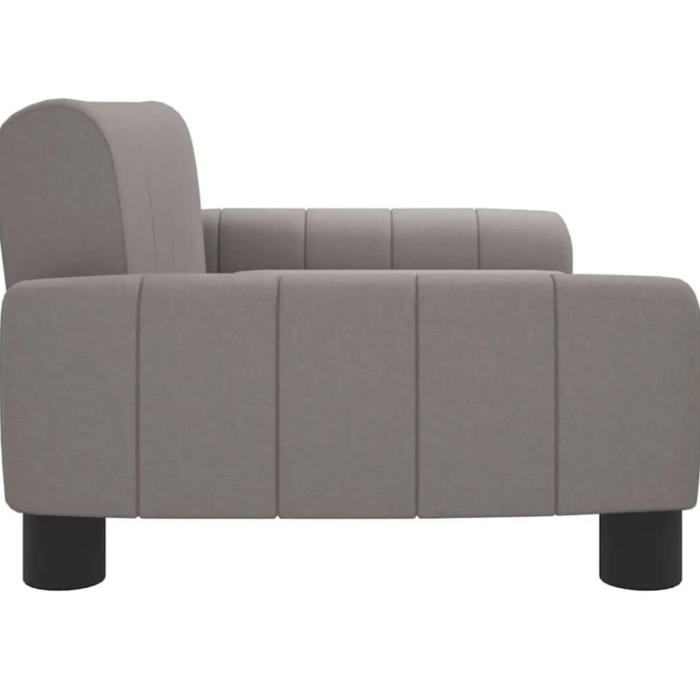 vidaXL Productos Para Mascotas-Cama para perros de tela gris 70x45x30 cm