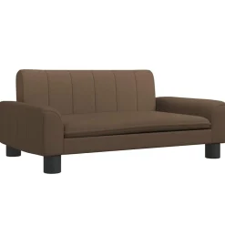 vidaXL Productos Para Mascotas-Cama para perros de tela marrón 70x45x30 cm