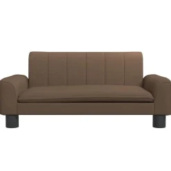 vidaXL Productos Para Mascotas-Cama para perros de tela marrón 70x45x30 cm