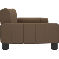 vidaXL Productos Para Mascotas-Cama para perros de tela marrón 70x45x30 cm