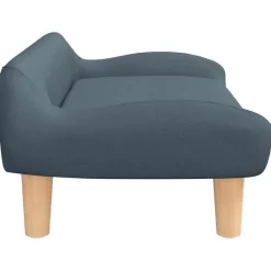vidaXL Cama para perros de tela 70x40x24 cm Gris oscuro Outlet