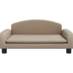 vidaXL Productos Para Mascotas-Cama para perros de cuero sintético color 70x45x30 cm