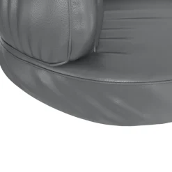 vidaXL Cama para perros de espuma cuero sintético 75x53 cm Gris Discount