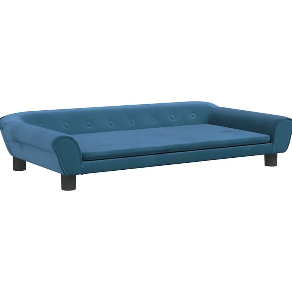 vidaXL Productos Para Mascotas-Cama para perros de terciopelo 100x50x21 cm