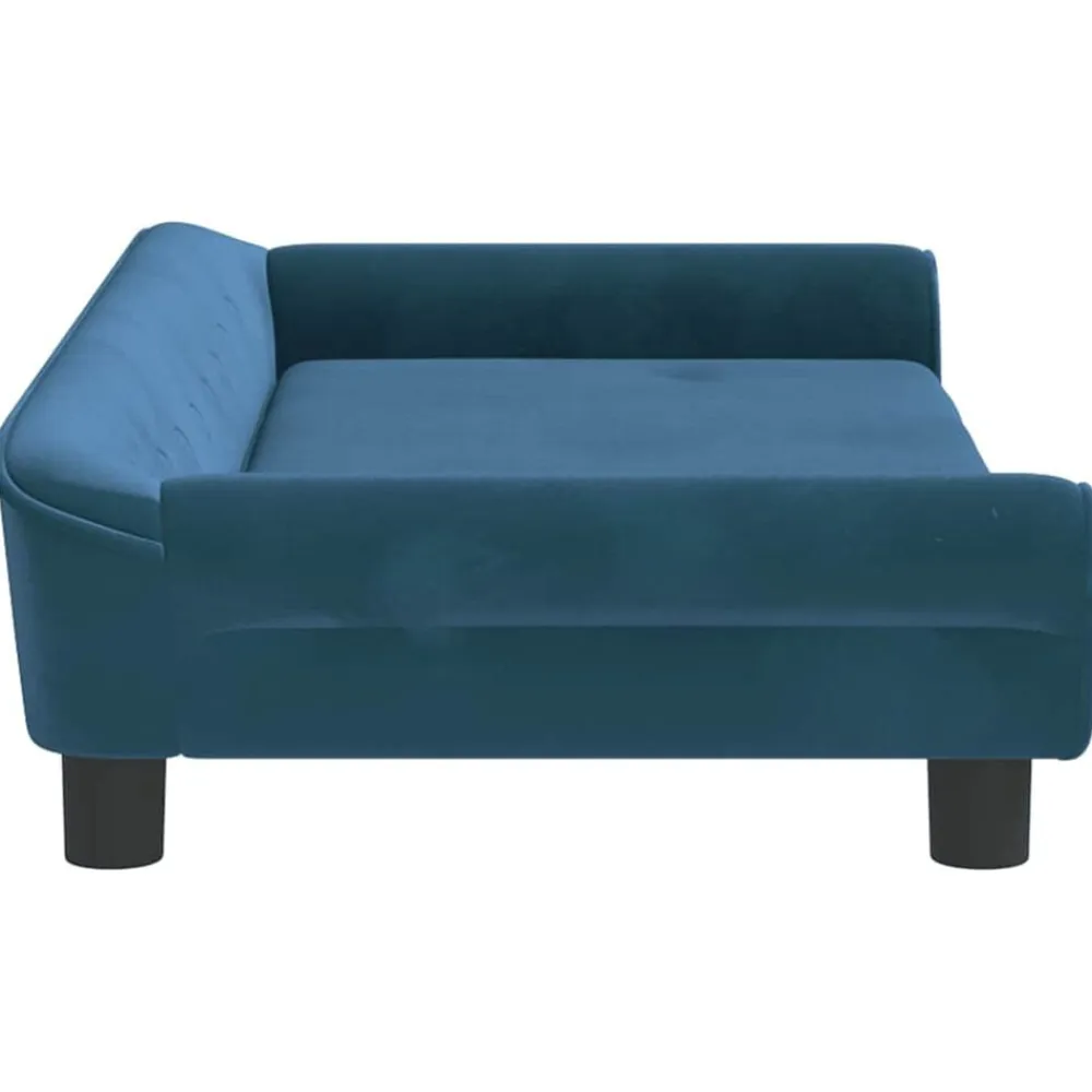 vidaXL Productos Para Mascotas-Cama para perros de terciopelo 100x50x21 cm