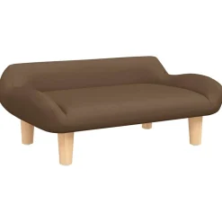 vidaXL Cama para perros de tela marrón 70x40x24 cm Marr&oacute;n Sale