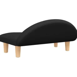 vidaXL Cama para perros de tela negra 70x52x30 cm Negro Sale