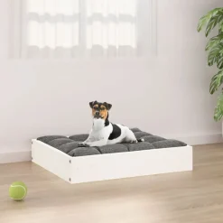 vidaXL Productos Para Mascotas-Cama para perros madera maciza de pino 51,5x44x9 cm
