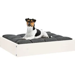 vidaXL Productos Para Mascotas-Cama para perros madera maciza de pino 51,5x44x9 cm
