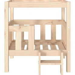 vidaXL Productos Para Mascotas-Cama para perros madera maciza de pino 65,5x50,5x70 cm