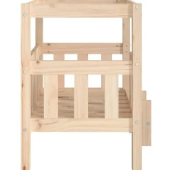 vidaXL Productos Para Mascotas-Cama para perros madera maciza de pino 65,5x50,5x70 cm