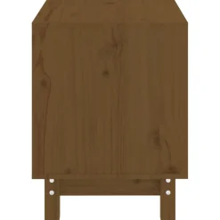 vidaXL Cama para perros madera maciza pino marrón miel 50x40x52 cm Marrón miel Sale