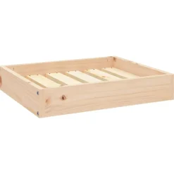 vidaXL Productos Para Mascotas-Cama para perros madera maciza de pino 51,5x44x9 cm