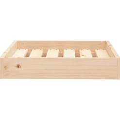 vidaXL Productos Para Mascotas-Cama para perros madera maciza de pino 51,5x44x9 cm
