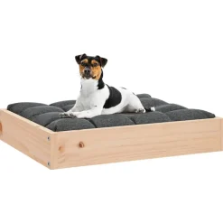 vidaXL Productos Para Mascotas-Cama para perros madera maciza de pino 51,5x44x9 cm