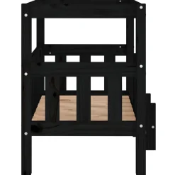 vidaXL Productos Para Mascotas-Cama para perros madera maciza de pino 65,5x50,5x70 cm