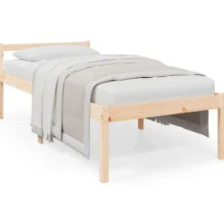 vidaXL Camas Y Accesorios-Cama senior individual pequeña sin colchón 75x190 cm