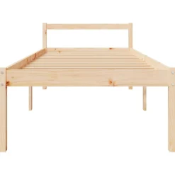 vidaXL Camas Y Accesorios-Cama senior individual pequeña sin colchón 75x190 cm