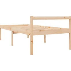 vidaXL Camas Y Accesorios-Cama senior individual pequeña sin colchón 75x190 cm