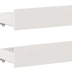 vidaXL Camas Y Accesorios-Cama sin colchón con cabecero madera de pino 200x200 cm