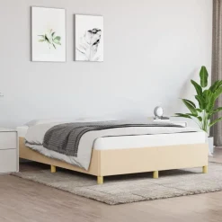 vidaXL Camas Y Accesorios-Cama sin colchón tela color 140x190 cm