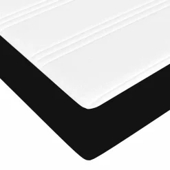 vidaXL Cama tipo Box Spring con colchón 80 x 200 cm tela Negro New