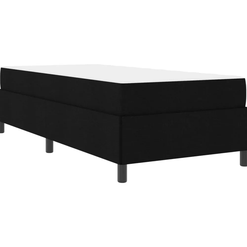 vidaXL Cama tipo Box Spring 80 x 200 cm tela Negro Online