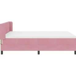 vidaXL Camas Y Accesorios-Cama tipo Box Spring con cabecera 190 x 140 cm Terciopelo