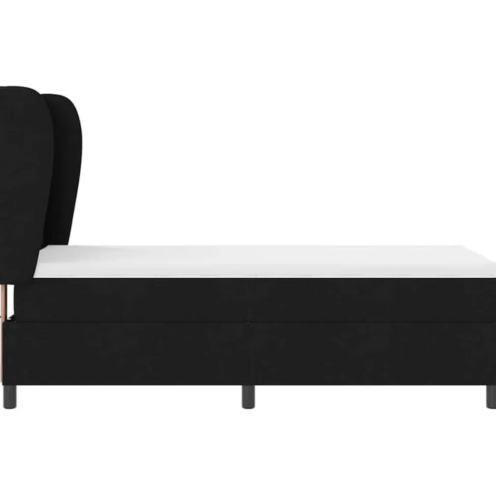 vidaXL Camas Y Accesorios-Cama tipo Box Spring con colchón 80 x 200 cm tela