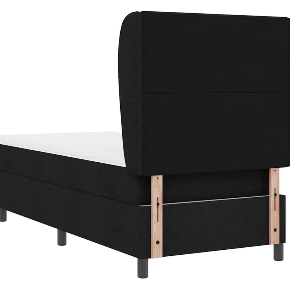 vidaXL Camas Y Accesorios-Cama tipo Box Spring con colchón 80 x 200 cm tela