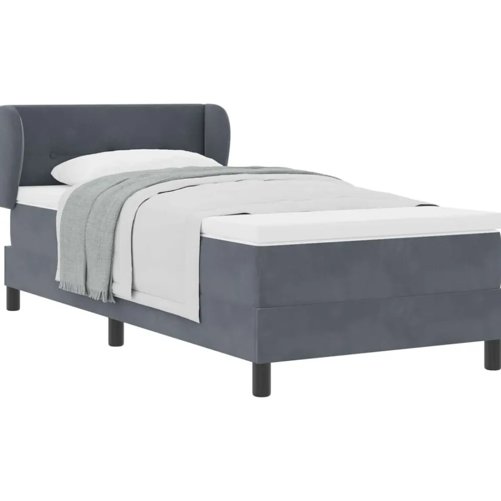 vidaXL Camas Y Accesorios-Cama tipo Box Spring 80 x 200 cm Terciopelo