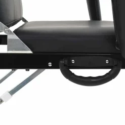 vidaXL Camilla de esteticista cuero sintético 185x78x76 cm negra Negro Discount