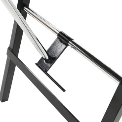 vidaXL Camilla de esteticista cuero sintético 185x78x76 cm negra Negro Best