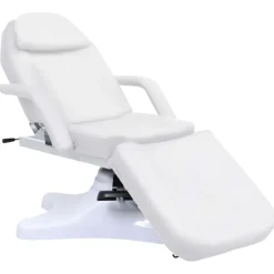 vidaXL Camilla de masaje blanca 180x62x(86,5-118) cm Blanco Best