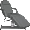 vidaXL Salud Y Belleza-Camilla de masaje gris 180x62x(87-112) cm