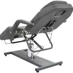 vidaXL Salud Y Belleza-Camilla de masaje gris 180x62x(87-112) cm