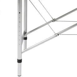 vidaXL Camilla de masaje plegable 2 zonas estructura de aluminio negra Negro