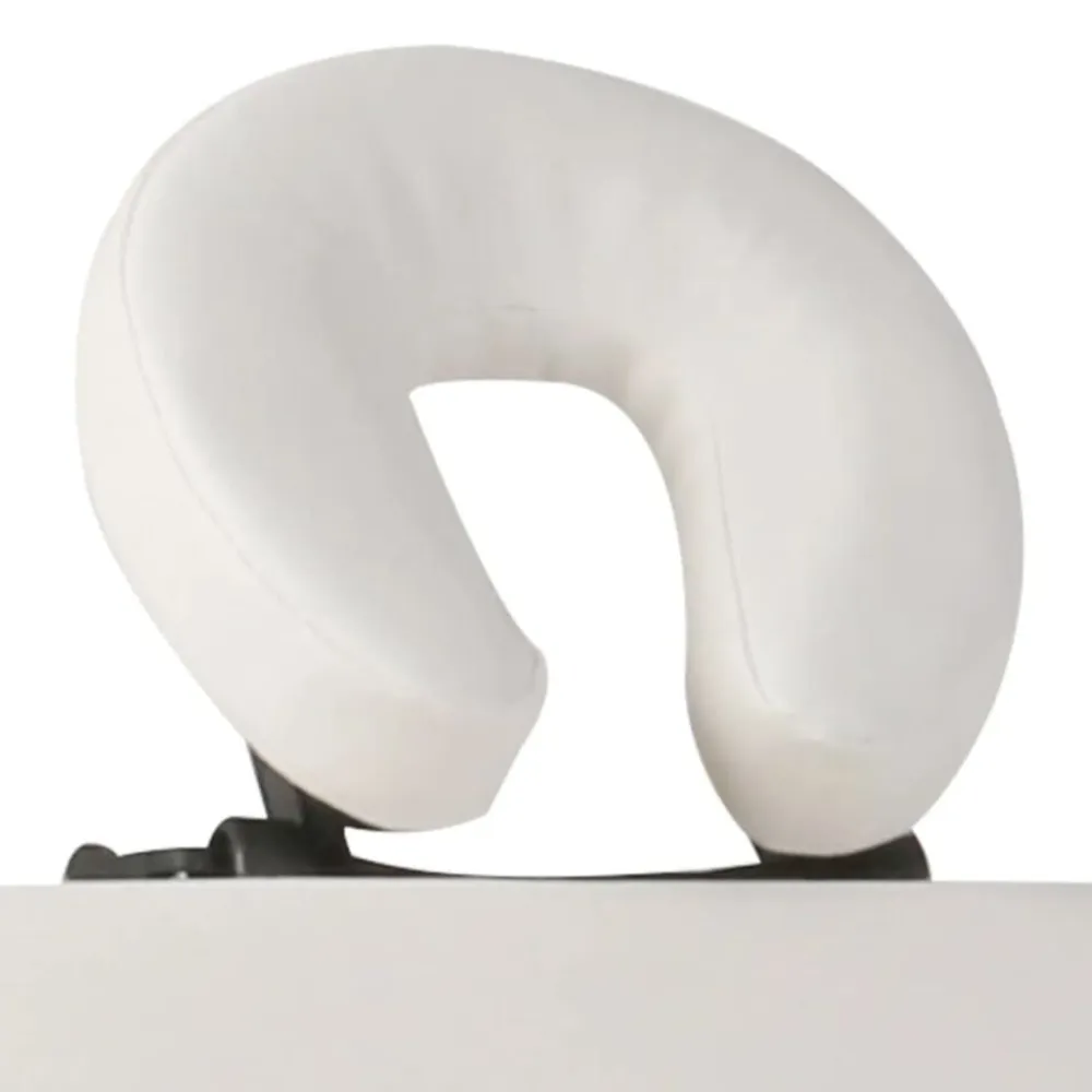 vidaXL Camilla de masaje plegable 4 zonas estructura de madera crema Blanco New