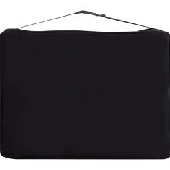 vidaXL Camilla de masaje plegable 3 zonas aluminio Negro y blanco Clearance
