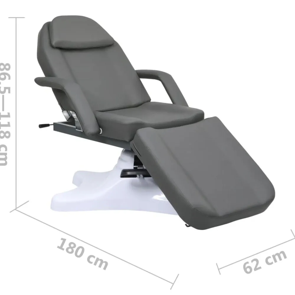 vidaXL Salud Y Belleza-Camilla de masaje 180x62x(86,5-118) cm