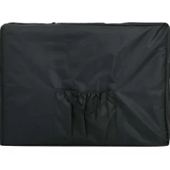 vidaXL Camilla masaje 4 zonas estructura aluminio 186x68 cm Antracita Hot