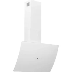 vidaXL Campana extractora de pared acero vidrio templado 60 cm Blanco