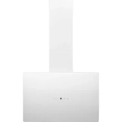 vidaXL Campana extractora de pared acero vidrio templado 60 cm Blanco